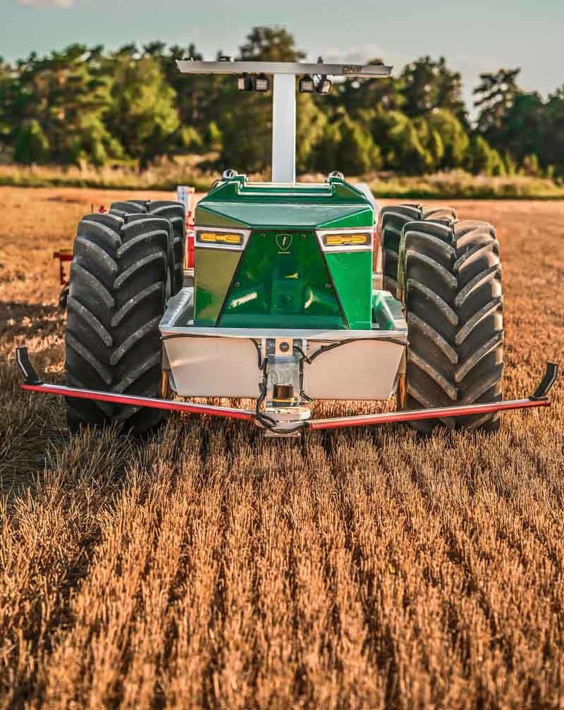 Drever 120, eldriven autonom jordbruksmaskin, Traktorarvid